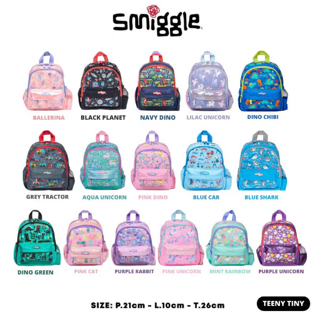 [Chính Hãng] Balo mầm non 1-3year Smiggle nhiều mẫu siêu xinh