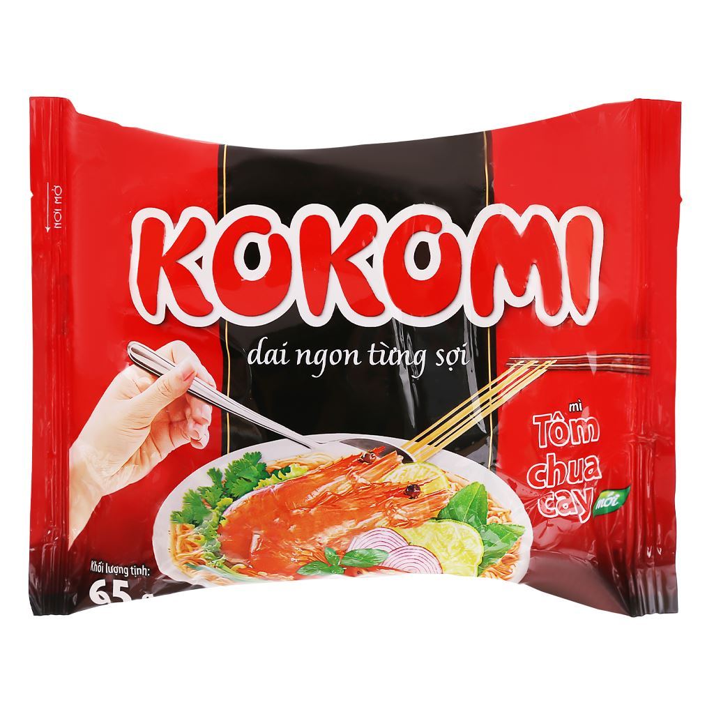 Kokomi Tôm Chua Cay Gói 65G