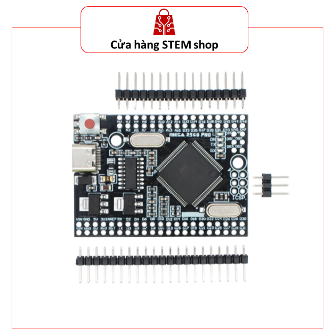 Mega2560 Pro ATmega2560 Type-C - Board Mạch Arduino Mega Mini 54 I/O 16 Analog Siêu Gọn Cho Dự Án Nh