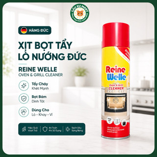 Xịt Bọt Tẩy Dầu Mỡ Lò Nướng Reine Welle 500ml – Tẩy Cháy Khét, Vệ Sinh Khay & Vỉ Nướng (Hàng Đức)