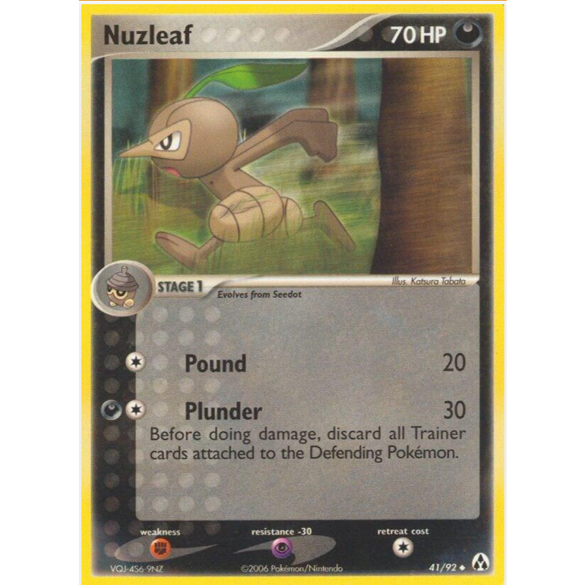 [Thẻ bài Pokemon TCG] Nuzleaf - 41/92 - Uncommon