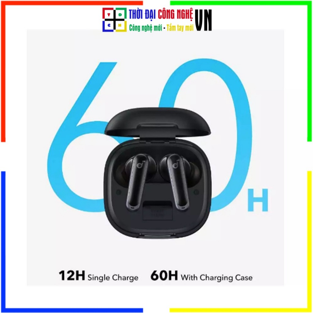 Tai nghe Bluetooth Anker Soundcore P40i (A3937/A3955) | Chống ồn chủ động ANC, Pin 60H, 6 mic đàm th