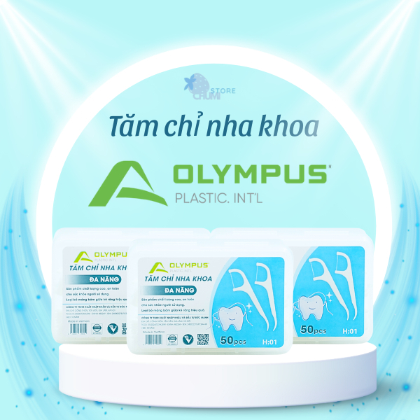 SET 6 Hộp  300 Chiếc Tăm Chỉ Nha Khoa Việt Nam OLYMPUS