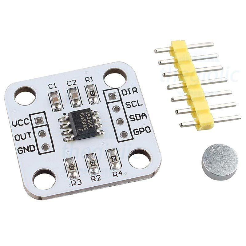 SET 2 AS5600 – MẠCH CẢM BIẾN TỪ TRƯỜNG ĐO GÓC QUAY CHÍNH XÁC CAO