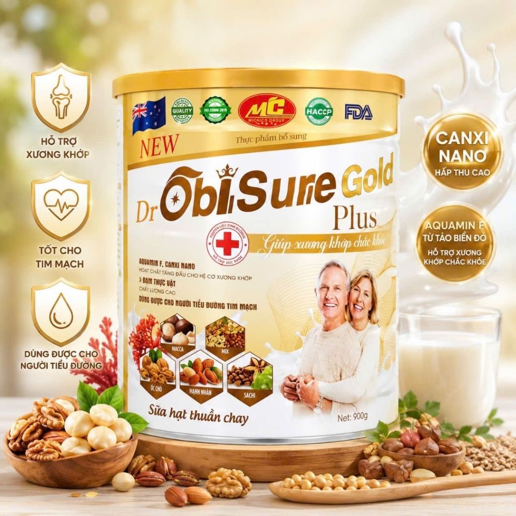 [CHÍNH HÃNG] Sữa Hạt DR End Sure Gold Hỗ Trợ Xương Khớp và Tăng Chiều Cao Cho Trẻ - 900g, Hạn Sử Dụn