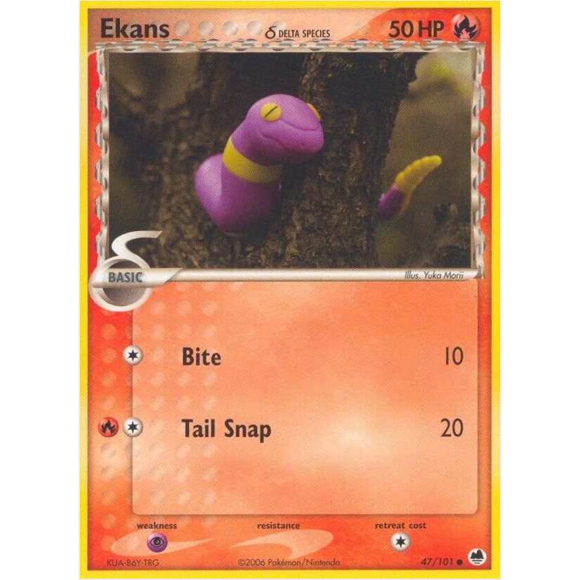 [Thẻ bài Pokemon TCG] Ekans (Delta Species) - 47/101 - Common