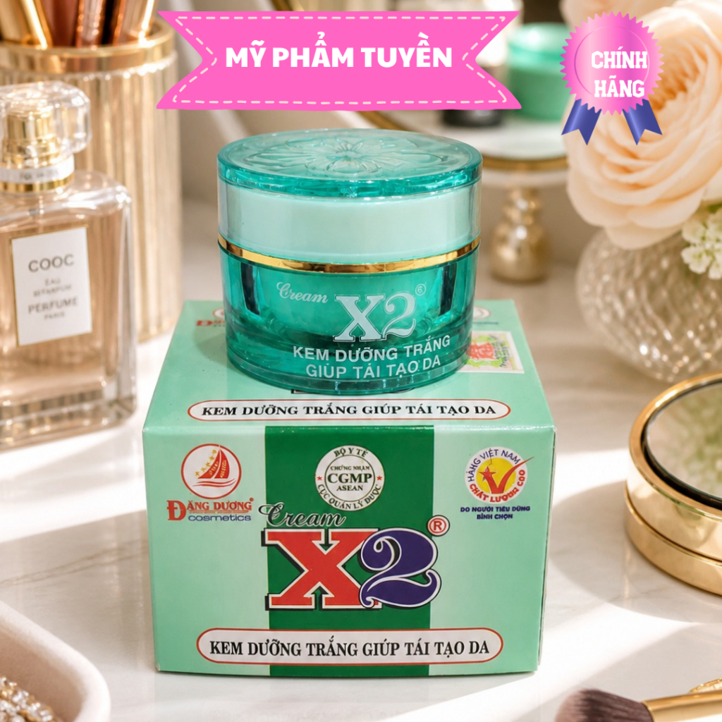 KEM X2 ĐĂNG DƯƠNG - KEM X2 DƯỠNG TRẮNG GIÚP TÁI TẠO DA 8GR
