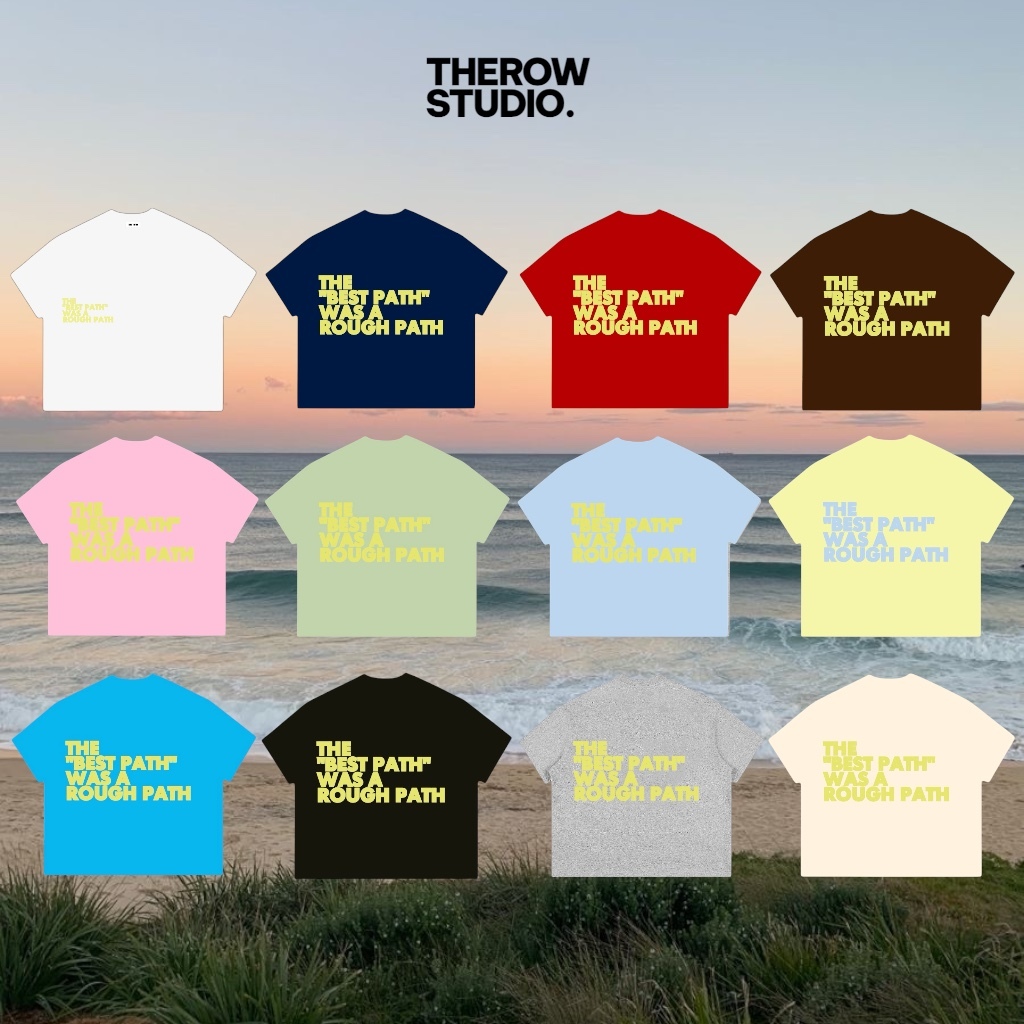 [MỚI] TR10 THEROW Áo Thun Boxy Local Brand Tay Ngắn Cotton 250gsm "BEST PATH" Áo Phông Forrm Rộng Kiểu Đẹp Unisex Nam Nữ | BigBuy360 - bigbuy360.vn