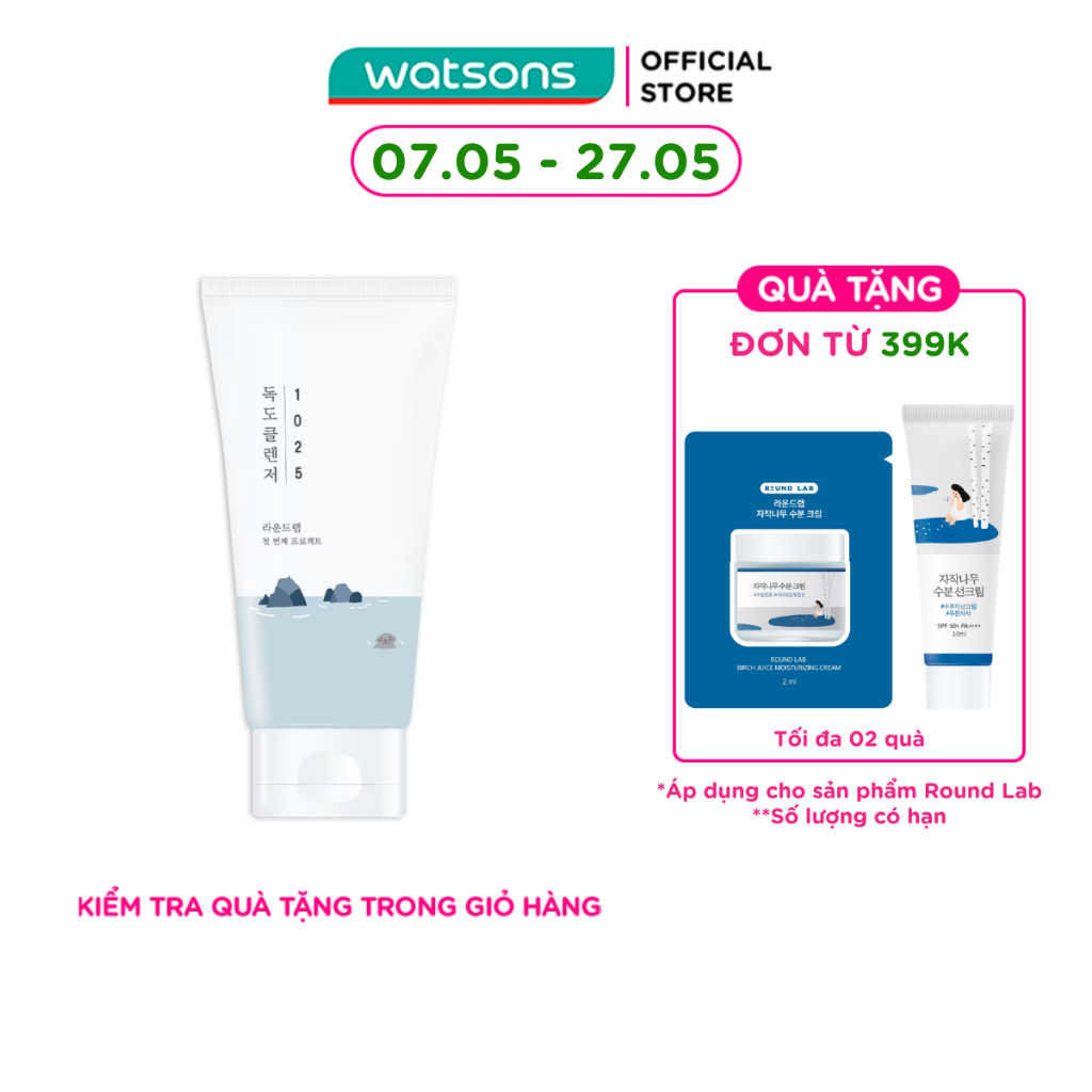 Sữa Rửa Mặt Round Lab 1025 Dokdo Cleanser 150ml