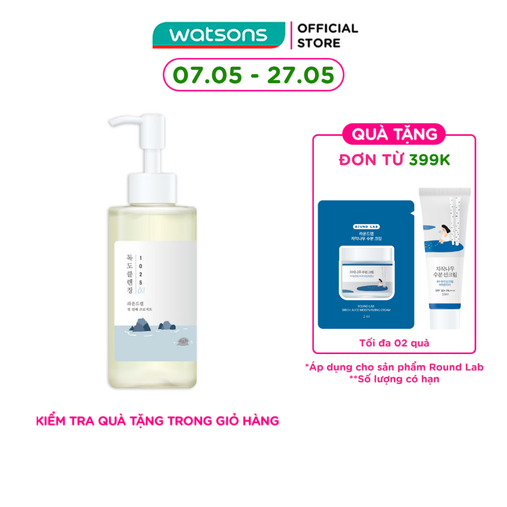 Dầu Tẩy Trang Round Lab 1025 Dokdo Cleansing Oil 200ml