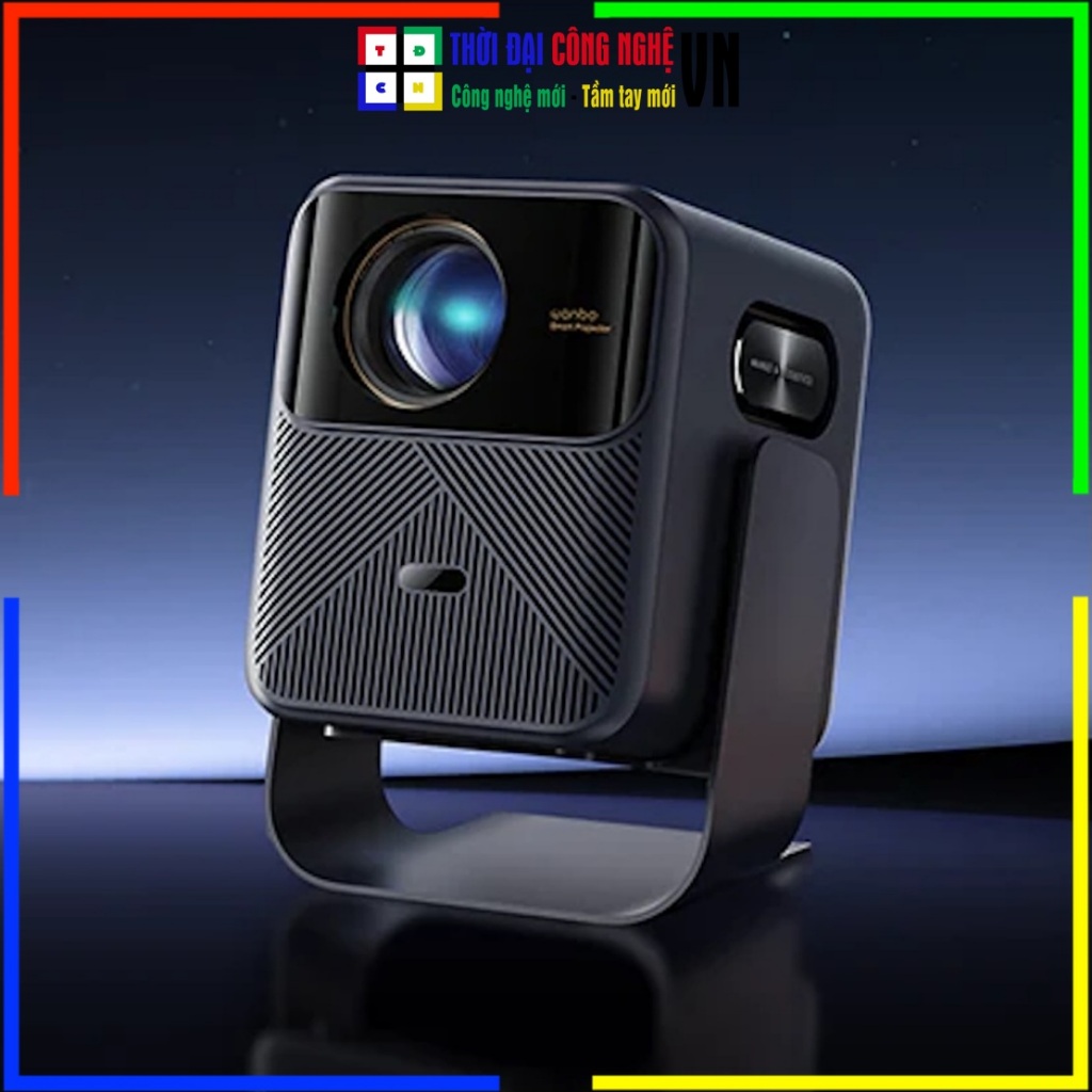 [Bản 2025] Máy Chiếu Wanbo Mozart 1 Pro Full HD (Hỗ trợ 4K) - 1200 ANSI Lumen, Google TV | BH 12 thá
