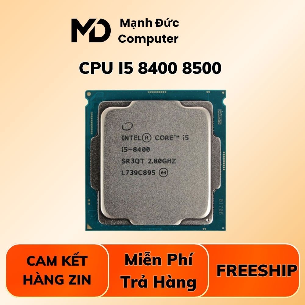 CPU intel Core i5 8600k | i5 8600 | i5 8500 | i5 8400 | i3 8100 Hàng tháo máy đẹp ko lỗi sk 1151V2