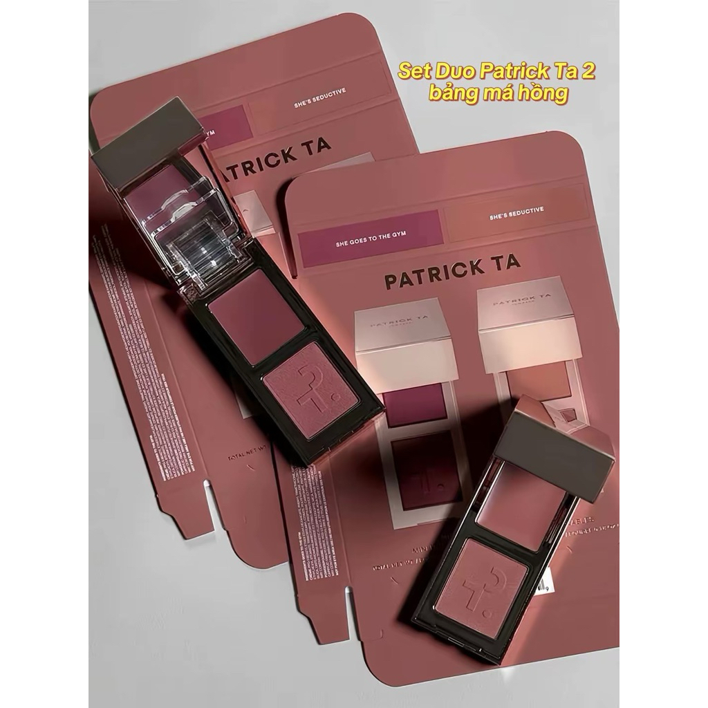 Set Duo Patrick Ta má hồng 2 ngăn