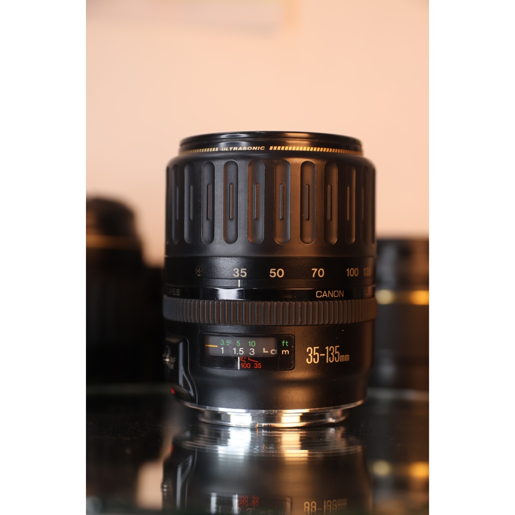 Lens Canon  35-135mm 4-5.6 ULTRASONIC  - canon ef mount ( ngoại hình đẹp - kính đẹp) - Ống kính Canon EF