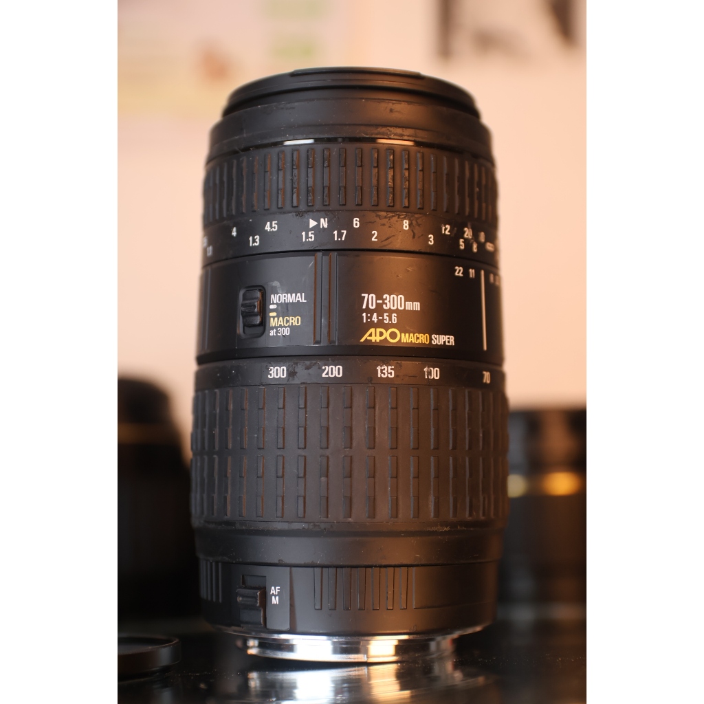 Lens canon Sigma 70-300mm f/4-5.6 APO Macro Super for Canon ef (98%)