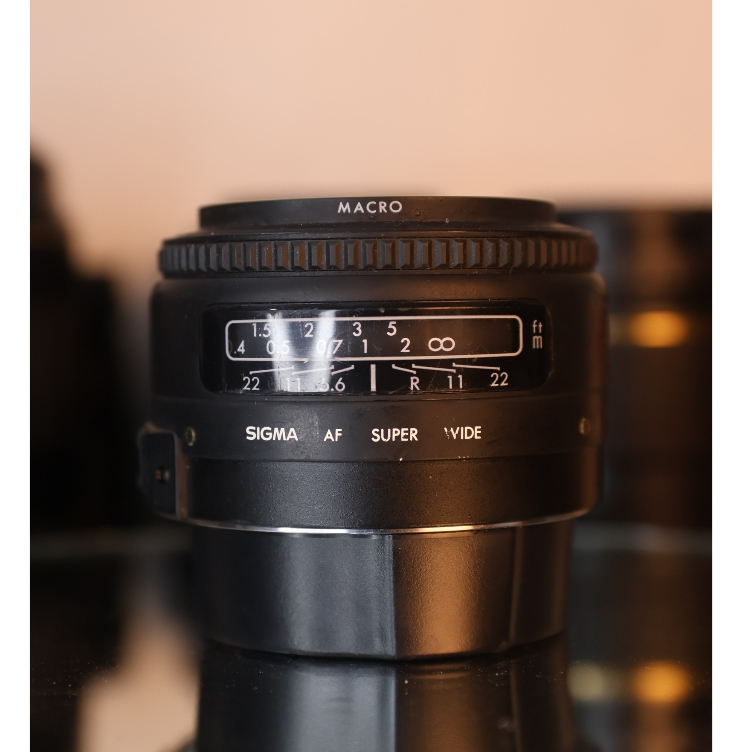 Lens canon Sigma 24mm f2.8 macro Super wide - Canon ef full frame 99% - Chỉ chụp mở khẩu tối đa