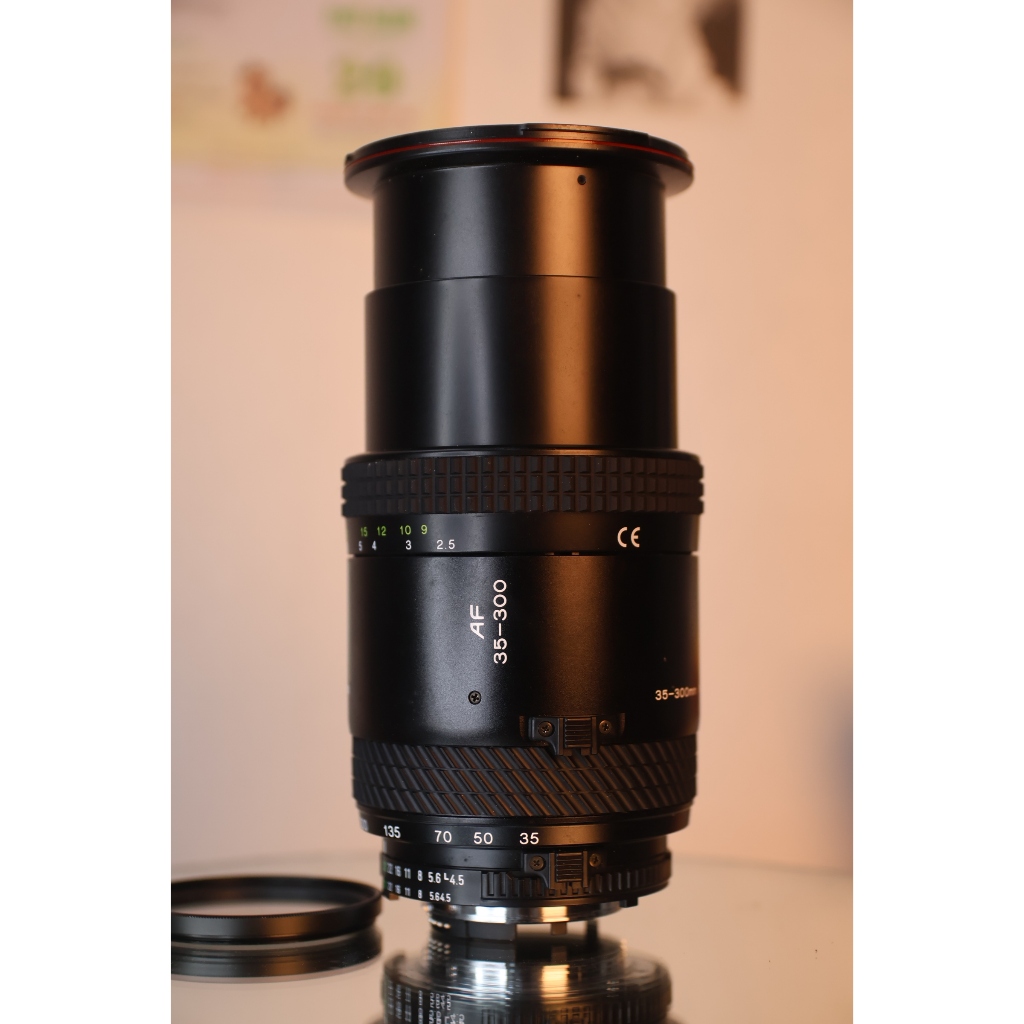 Lens Nikon Tokina 35-300mm  f4.5-6.7 for nikon full frame 98% - Lens máy ảnh