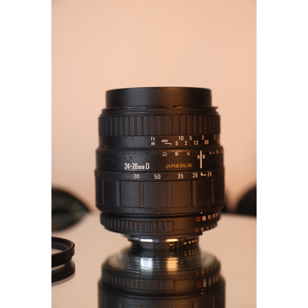 Lens Nikon Sima 24-70mm f3.6-5.6 Aphe For Nikon F full frame - Lens máy ảnh