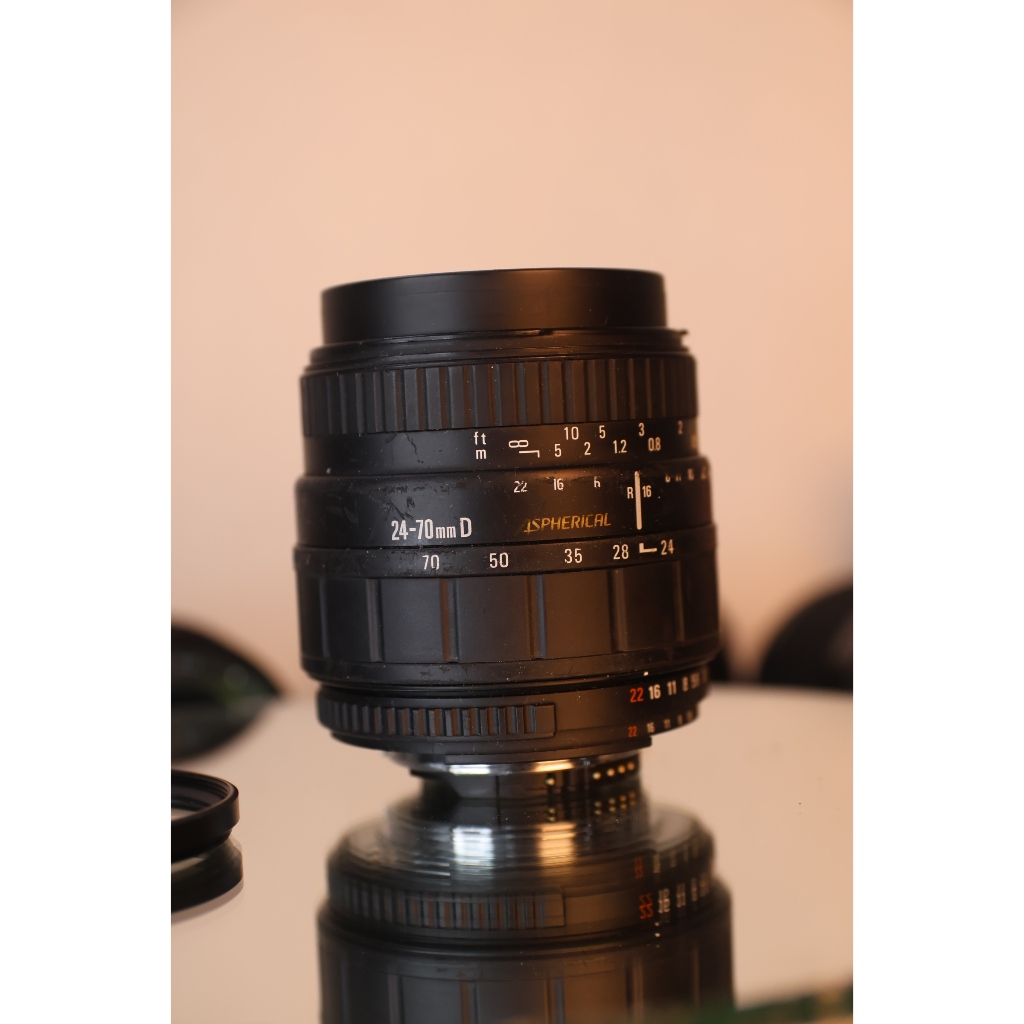Lens Nikon Sima 24-70mm f3.6-5.6 Aphe For Nikon F full frame - Lens máy ảnh