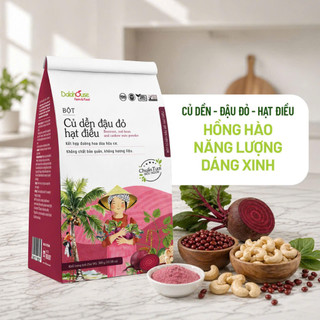 [Combo Rau Củ Mix Hạt] Bột Củ Dền Đậu Đỏ Hạt Điều Dalahouse Sấy Thăng Hoa Ngon, bổ dưỡng - Túi 300gr