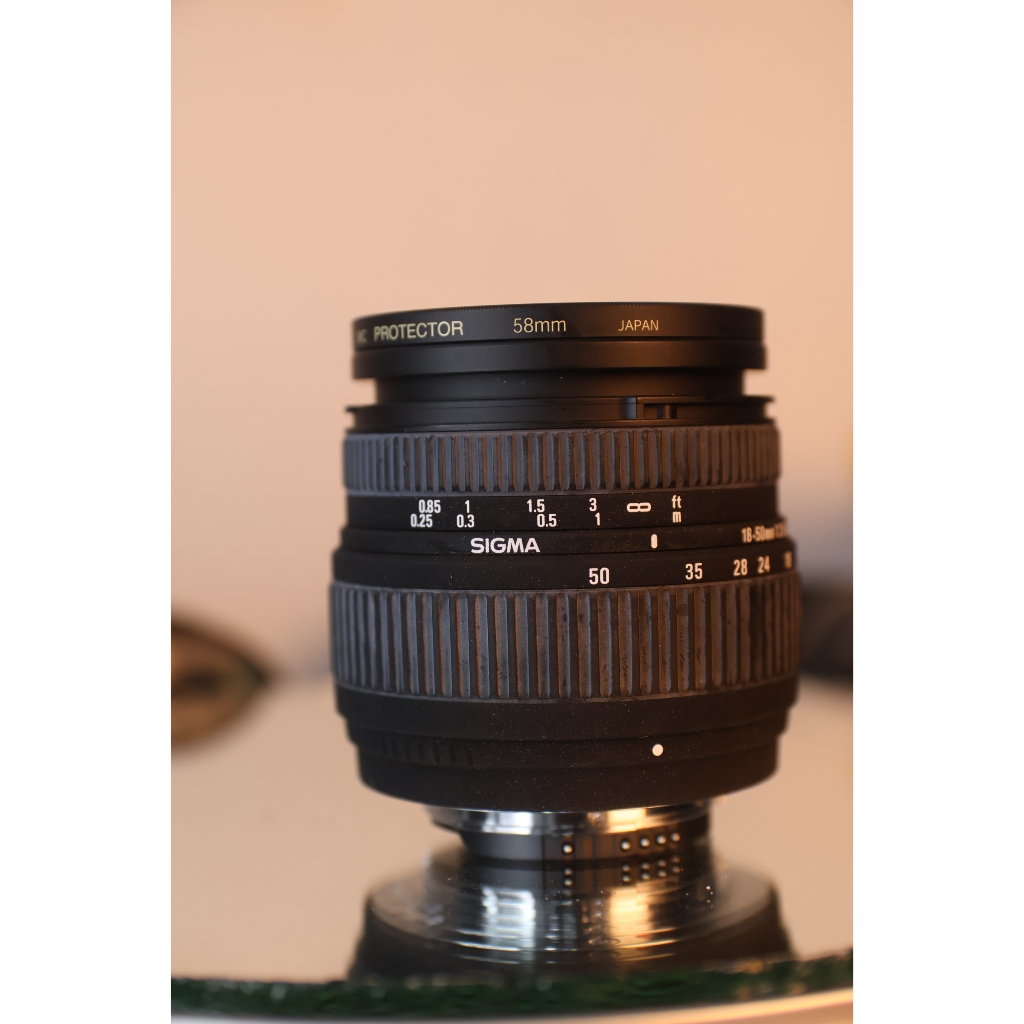 Lens crop mount Sigma 18-50mm f3.5-5.6 DC (Canon crop ef-s - Nikon) - Lens máy ảnh