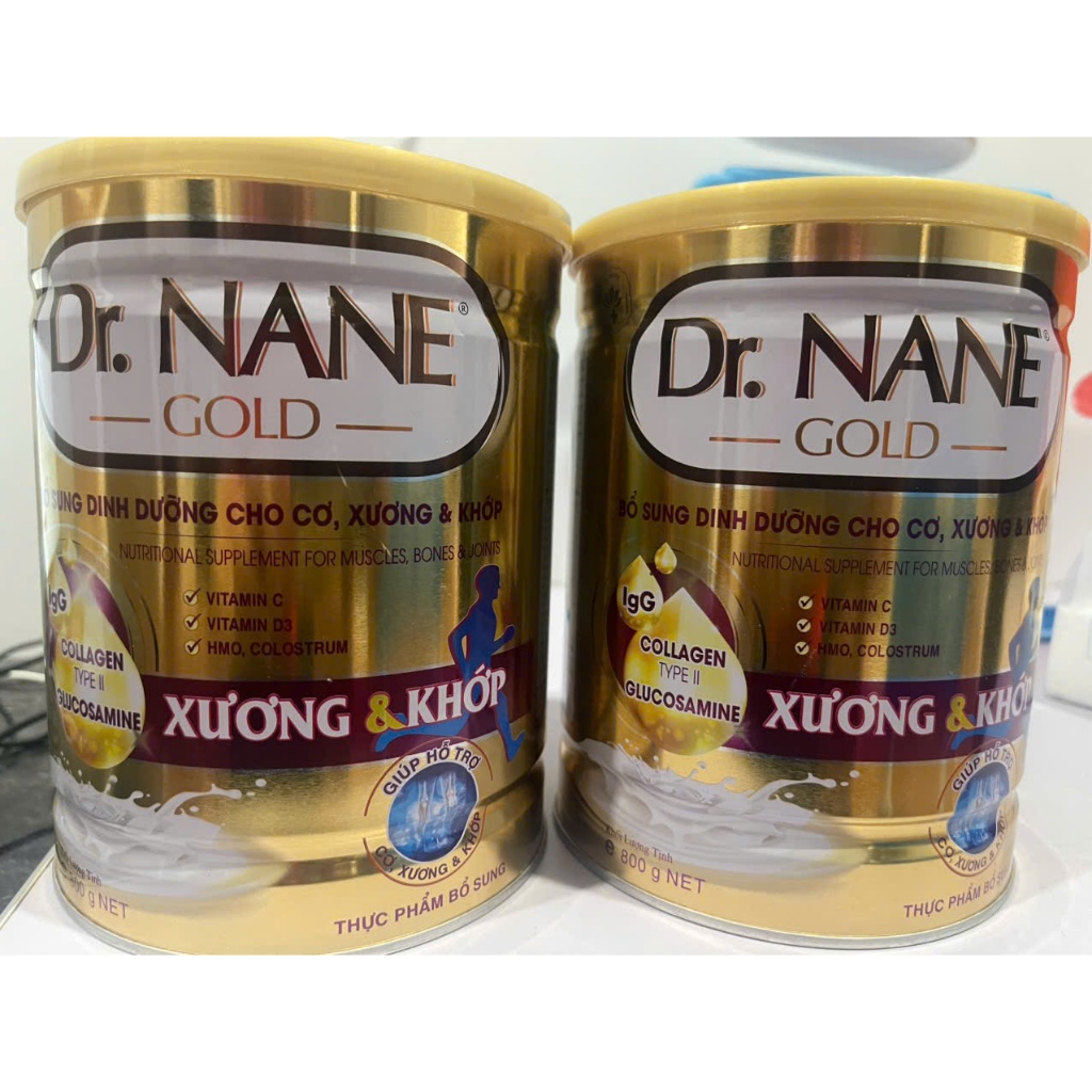 Sữa bột Dr Nane Gold- Xương & Khớp 800gr mẫu mới