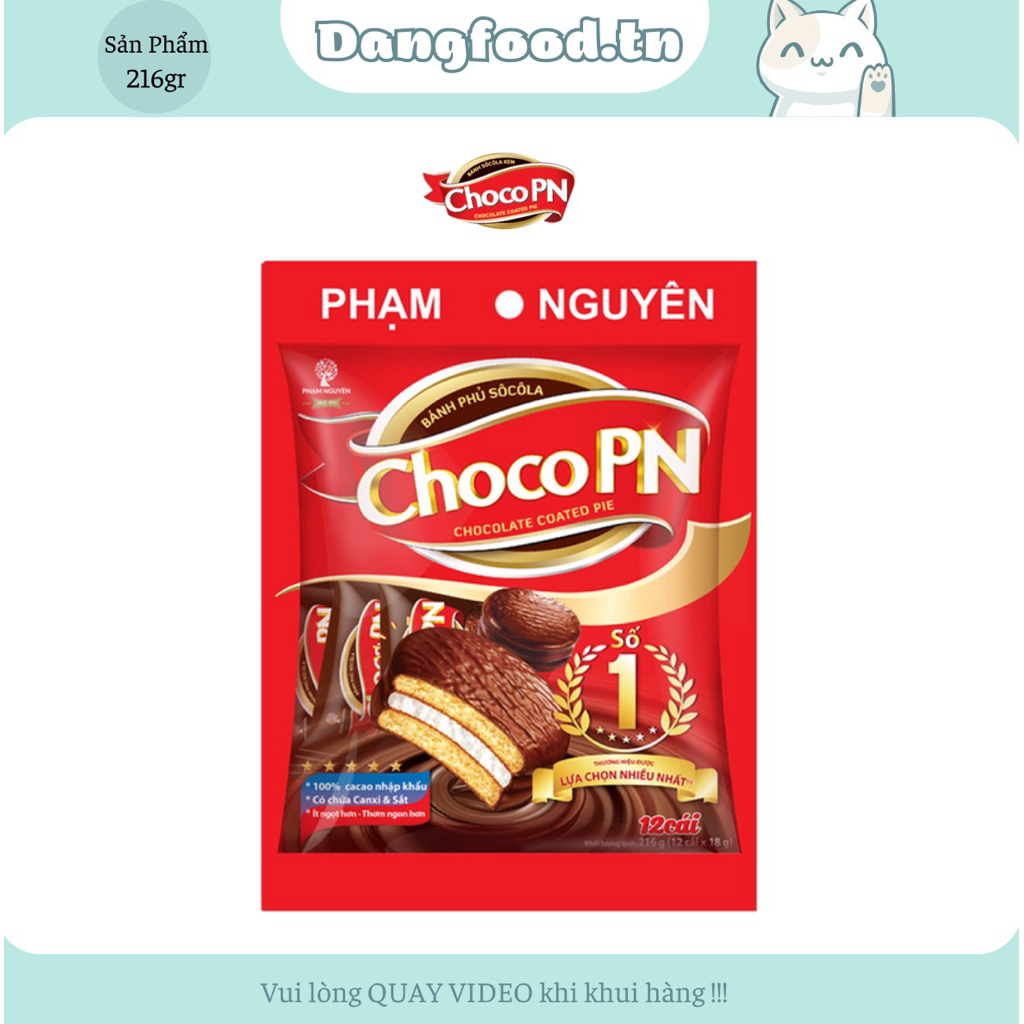 Bánh Socola Kem Choco PN ( 216gr* 12 cái )