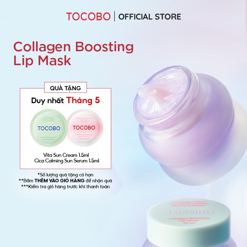 Mặt nạ dưỡng môi căng mọng Tocobo Collagen Boosting Lip Mask 20ml | BigBuy360 - bigbuy360.vn