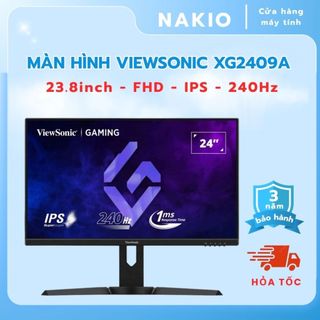 Màn Hình Gaming ViewSonic XG2409A (23.8 inch - IPS - FHD - 240Hz - 1ms) - Bảo hành chính hãng 36 tháng