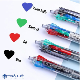 Bút bi bấm 4 màu M&G 8030