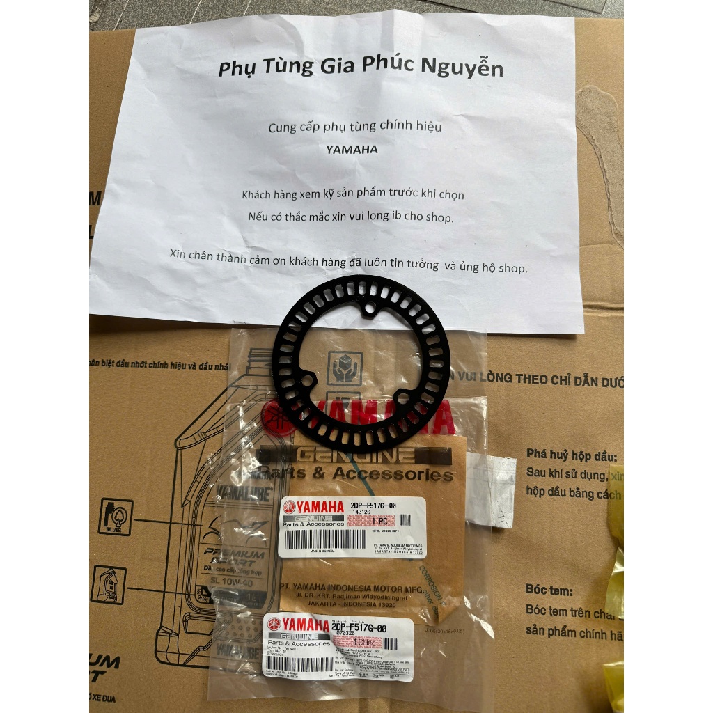 Đĩa từ ABS NMX dùng chung cho NMAX-NVX V1 V2 V3, Chính hãng yamaha, xuất xứ: indo