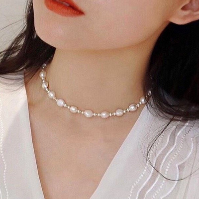 Dây Chuyền Choker Ngọc Trai Vintage Sang Trọng, Trẻ Trung Cho Nàng - Ngọc Trai Trường Thịnh