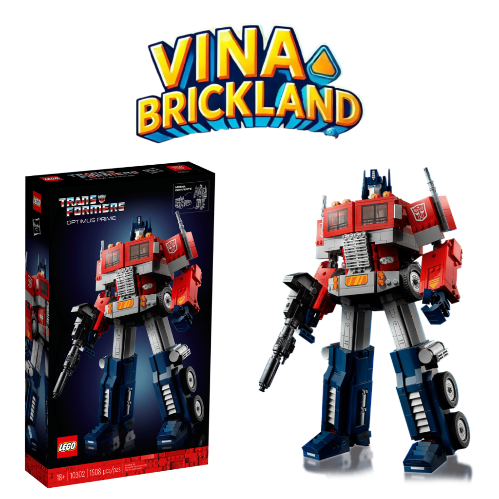 Bộ đồ chơi LEGO Icons 10302 Optimus Prime - Thủ Lĩnh Autobot