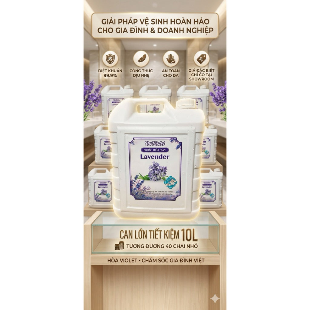 10L Nước Rửa Tay Lavender
