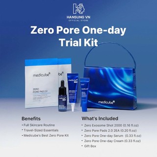[GIFT] Bộ kit 4 món thu nhỏ lỗ chân lông Medicube Zero Pore Trial Kit [G00078]