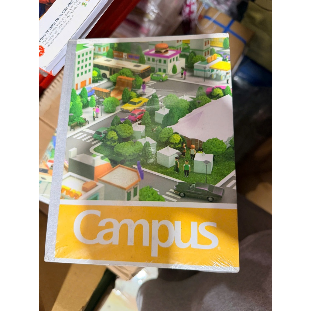 (SALE) Lốc 10 quyển vở Camplus 80gsm 96 trang - 4 ô li