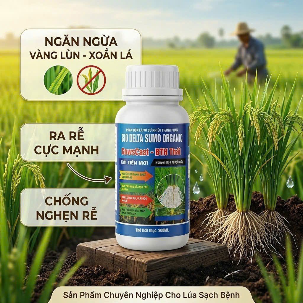 ComCat thái(chai500ml)giúp cây ra rễ mạnh ngừa xoắn lá phục hồi cây