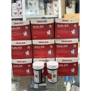 Que thử đường huyết Sinocare Safe AQ (hộp 50 que)