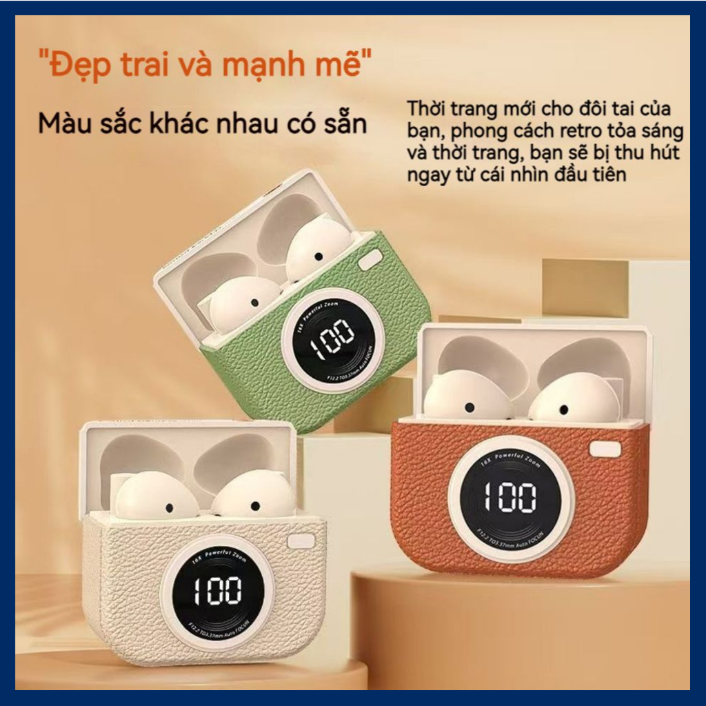 Tai nghe nhét tai bluetooth cảm ứng vân tay F9 Pro - M10 - M19 - S10 Pro Tai nghe chơi game nghe nhạ