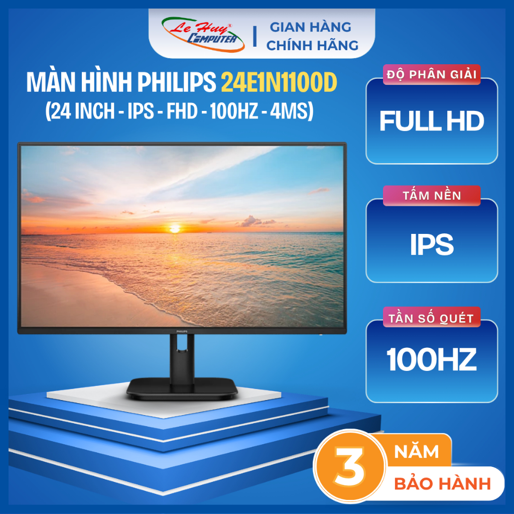 Màn Hình Philips 24E1N1100D - Hàng Chính Hãng