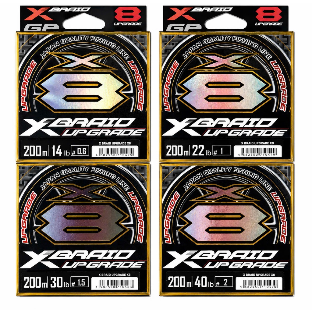 Dây Câu PE YGK X Braid Upgrade X8 - Cuộn 200m - Made in Japan Bản Mới