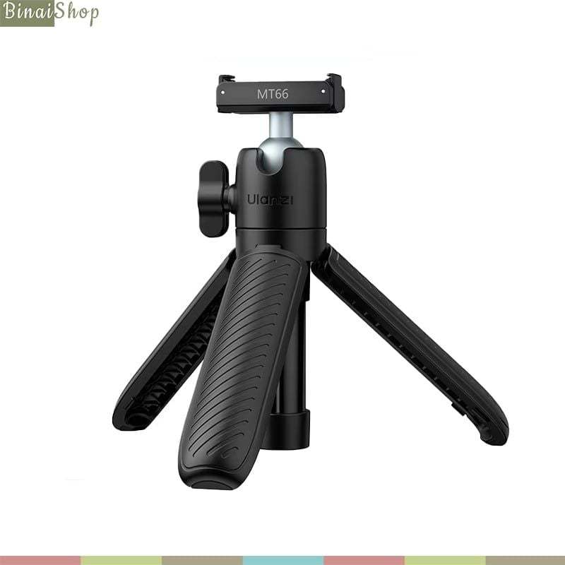 Ulanzi MT-66 – Tripod Kẹp Balo Quay POV 3-In-1, Thao Tác Nhanh Action Connector, Ball Head Xoay 360°