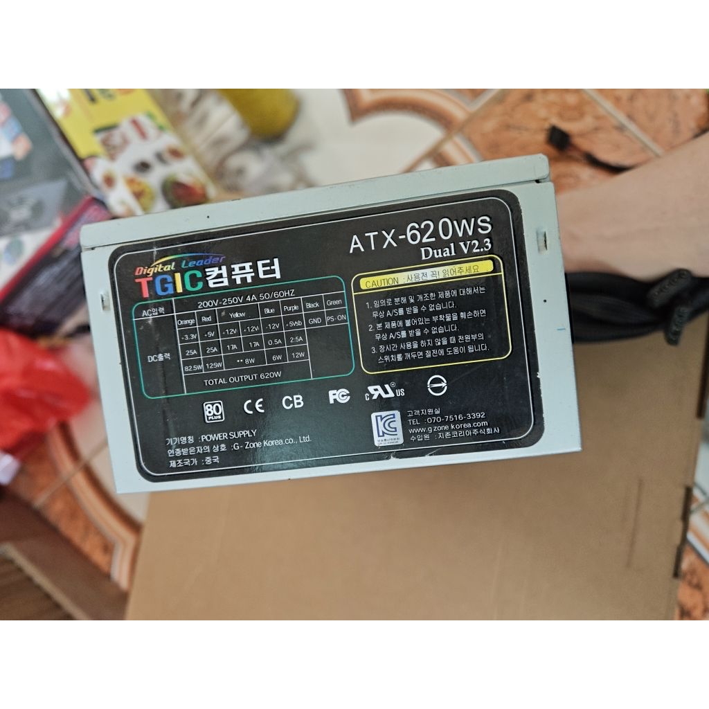 nguồn TGIC 620w 80 plus gold