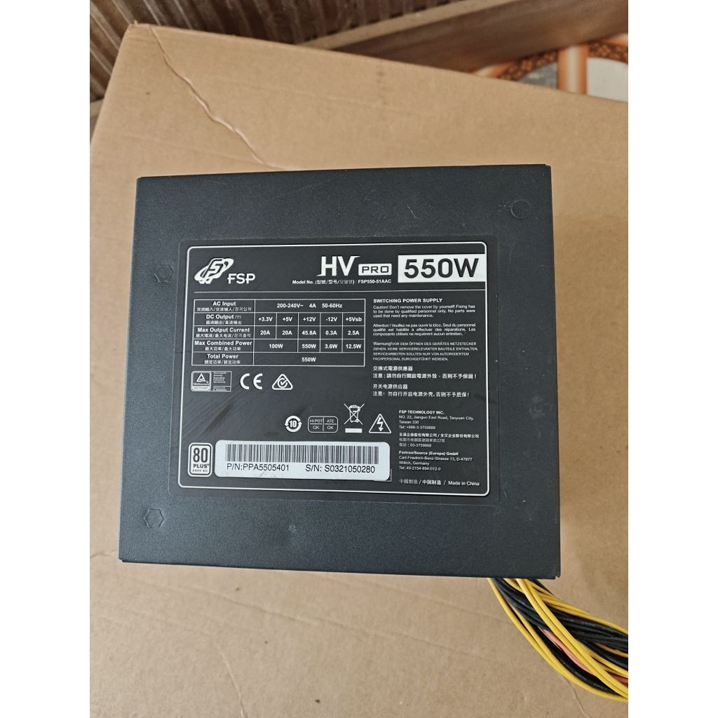 nguồn fps 500w 80 plus bronze