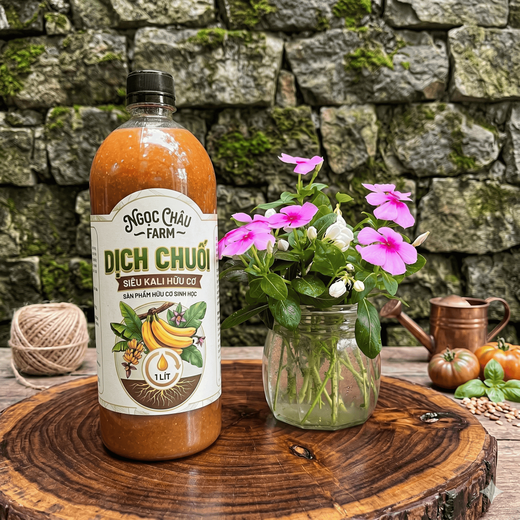 1 Lít Dịch Chuối hữu cơ SIÊU KALI