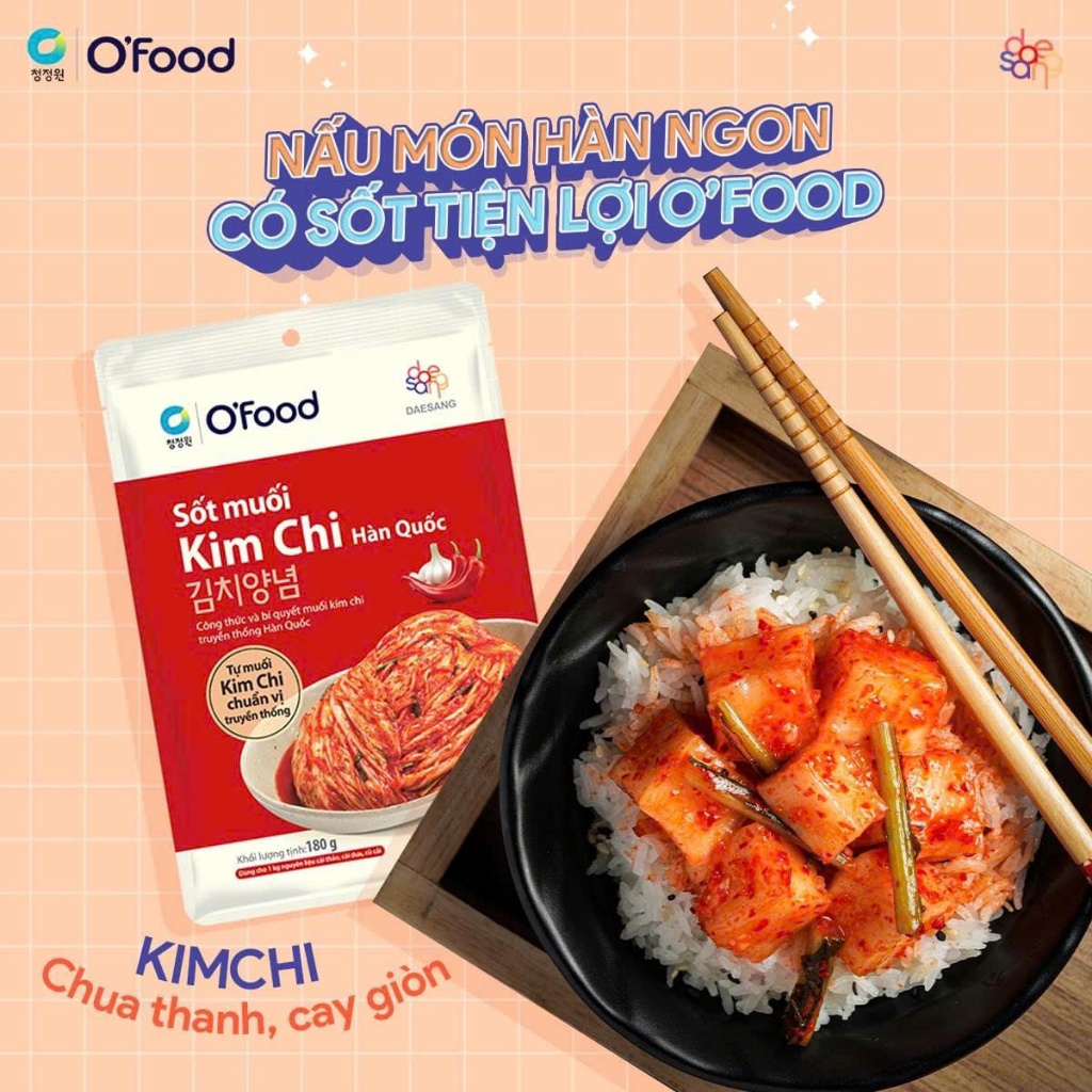SỐT MUỐI KIM CHI HÀN QUỐC OFOOD 180G