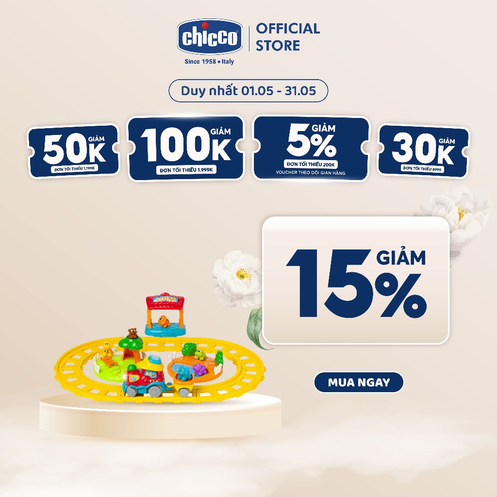 Tàu hỏa song ngữ ABC Chicco