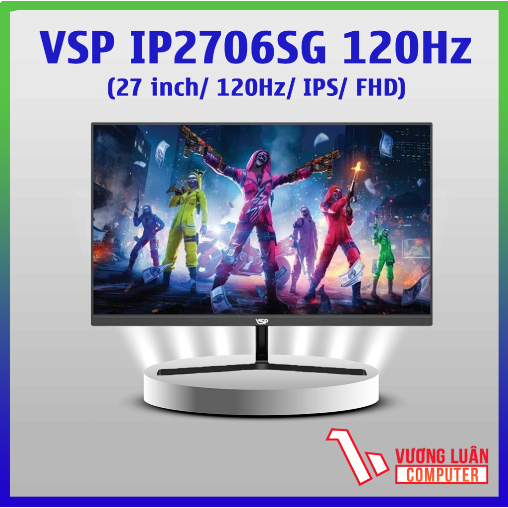 Màn hình văn phòng VSP IP2706SG | 27 inch, FHD, IPS, 120Hz Chính hãng FULL.VAT
