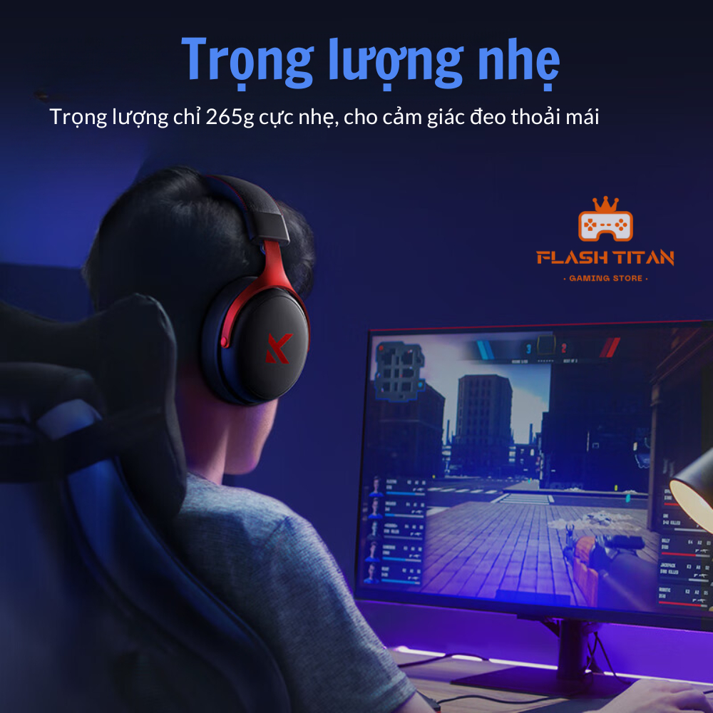 Tai nghe Gaming Mchose V9 pro - Hỗ trợ app tùy chỉnh - Có mic đàm thoại - 3 mode kết nối | BigBuy360 - bigbuy360.vn