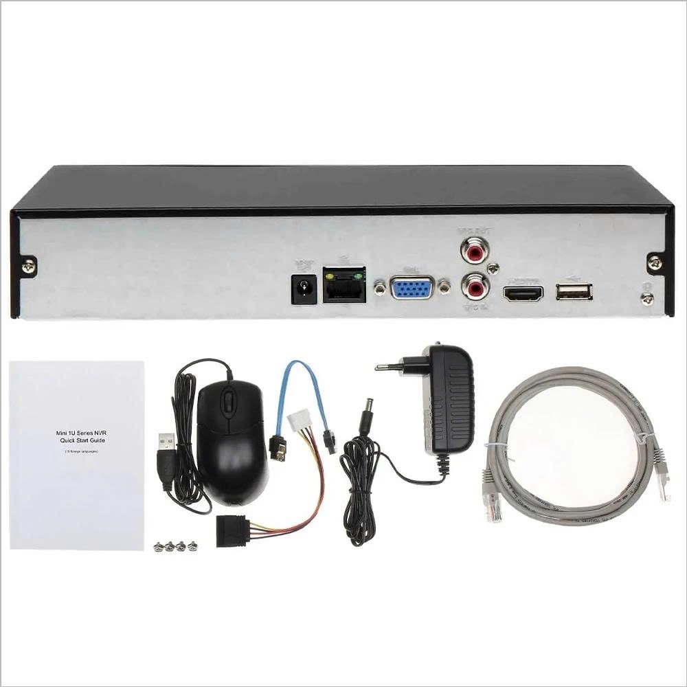 Đầu Ghi Hình IP 8 Kênh Dahua DHI-NVR1108HS-S3/H-VN Hỗ Trợ Camera 6MP Chuẩn Nén H.265+